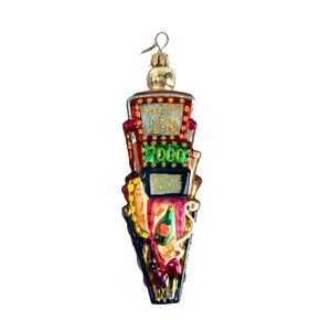 Christopher Radko Times Square New Years Eve Ornament 2000 6" Hand-Painted Glass